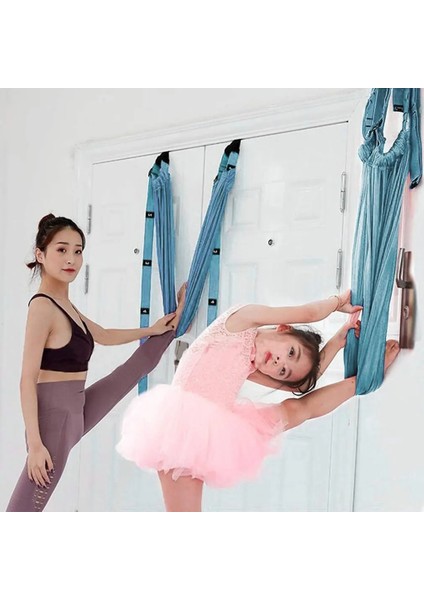 No.2 Tarzı 1 Adet Çekme Halatı Hava Yoga Kayışı Hamak Salıncak Kapı Esneklik Germe Bacak Sedye Bandı Bale Dans Jimnastik Eğitmeni (Yurt Dışından)