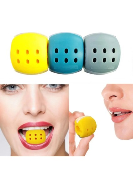 Gri Stil Fitness Yüz Masseter Eğitim Topu Gıda Dereceli Silikon Çene Egzersiz Cihazı Yüz Çiğneme Yüz Kas Eğitmen Çiğneme Topu (Yurt Dışından) fiyatları