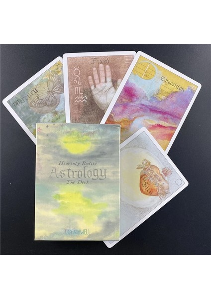53 Adet TS172 Tarzı Heavenly Bodies Astroloji Kâhin Kartlar Tahta Çok Oyunculu Aile Partisi Oyunu Falcılık Peygamber Tarot Destesi (Yurt Dışından) fiyatları