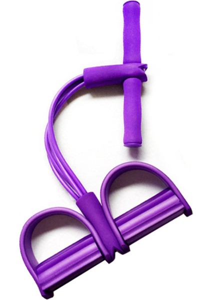 Mor Tarzı Pedal Direnç Bandı Fitness Egzersiz Bantları V-Kaynak Elastik Çekme Halatı Ekipmanları Karın Bel Kol Bacak Streç Eğitimi (Yurt Dışından)