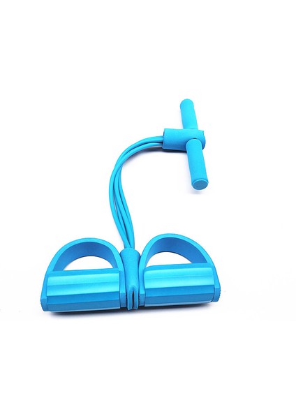 Mavi Stil Gerginlik Halatı 4 Tüp Çektirme Pedalı Ayak Bileği Karın Egzersiz Aleti Spor Elastik Oturmak Çekme Halatı Spor Eğitimi Spor Salonu Ekipmanları Ev Için (Yurt Dışından)