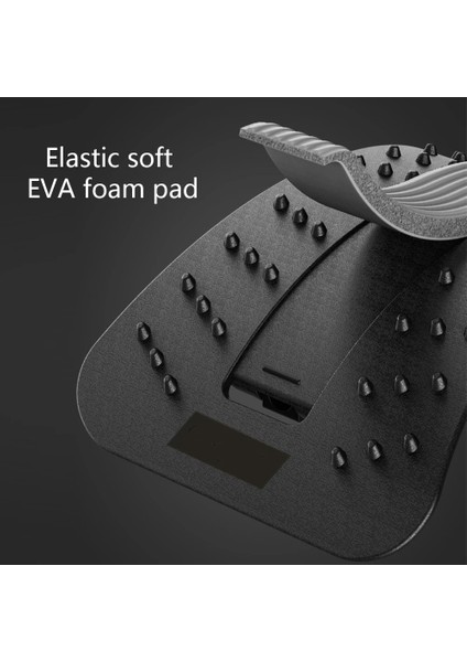 Siyah Stil Sırt Masajı Sedye Fitness Masaj Aleti Streç Bel Desteği Omurga Ağrısını Rahatlatmak Akupunktur Noktası Akupunktur Ayarlanabilir Taban (Yurt Dışından) fiyatları