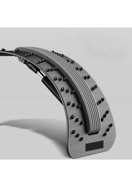 Siyah Stil Sırt Masajı Sedye Fitness Masaj Aleti Streç Bel Desteği Omurga Ağrısını Rahatlatmak Akupunktur Noktası Akupunktur Ayarlanabilir Taban (Yurt Dışından) fırsatları