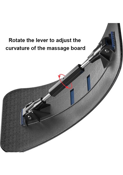 Siyah Stil Sırt Masajı Sedye Fitness Masaj Aleti Streç Bel Desteği Omurga Ağrısını Rahatlatmak Akupunktur Noktası Akupunktur Ayarlanabilir Taban (Yurt Dışından) indirimleri