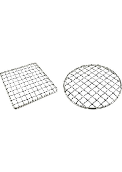 Yuvarlak Stil Kamp Izgarası Izgara Örgü Pedleri Kare Yuvarlak Izgara Net Ateş Pişirme Açık Barbekü Kamp Tenceresi Yakacak Odun Rafı (Yurt Dışından) fiyatları