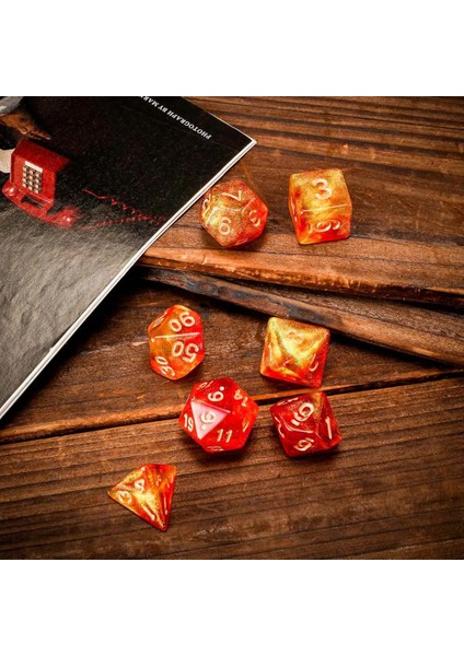 35 Adet Tarzı Adet Galaxy Glitter Konsept Çokyüzlü Zar Karışık Renkli Akrilik Zar Rol Oynama Masa Oyunu Keseli Parti Için (Yurt Dışından) fırsatları