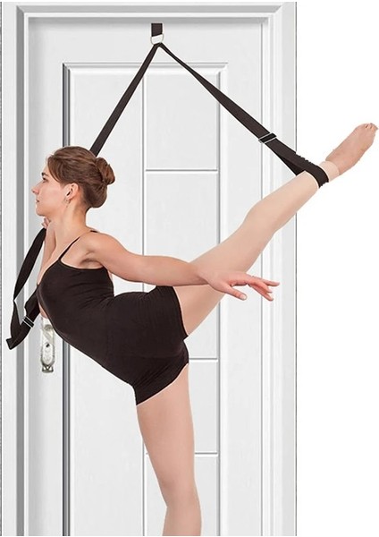 Mavi Stil Kapı Esnekliği Germe Bacak Sedye Kayışı Bale Tezahürat Dans Jimnastik Eğitmeni Yoga Tam Bölmeler Bacak Streç Kemer Bandı (Yurt Dışından) indirimleri