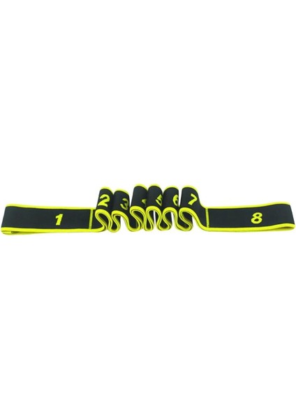 E Tarzı Yoga Çekme Kayışı Kemer Polyester Lateks Elastik Latin Dansı Germe Bandı Döngü Yoga Pilates Gym Fitness Egzersiz Direnç Bantları (Yurt Dışından)