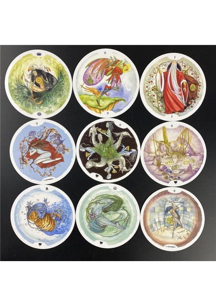 44 Adet TS23 Tarzı Yeni Stil Yaşam Çemberi Tarot Kartları Pdf Rehberlik Güverte Kehanet Eğlence Parti Masa Oyunu Desteği (Yurt Dışından) modelleri