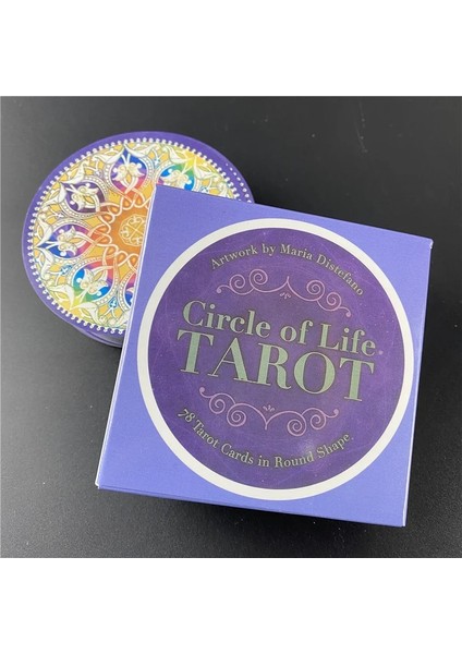 44 Adet TS23 Tarzı Yeni Stil Yaşam Çemberi Tarot Kartları Pdf Rehberlik Güverte Kehanet Eğlence Parti Masa Oyunu Desteği (Yurt Dışından) indirimleri