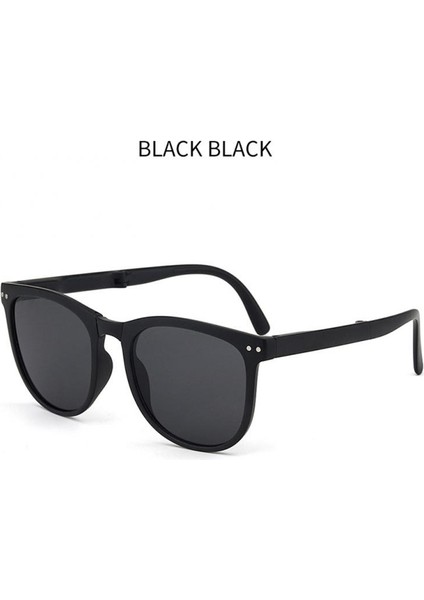 No.4 Tarzı Yeni Katlanabilir Kutulu Güneş Gözlüğü Vintage Claun Gözlük Erkekler Alışveriş Seyahat Renkli UV400 Lunette De Soleil Femme Sıcak (Yurt Dışından) modelleri