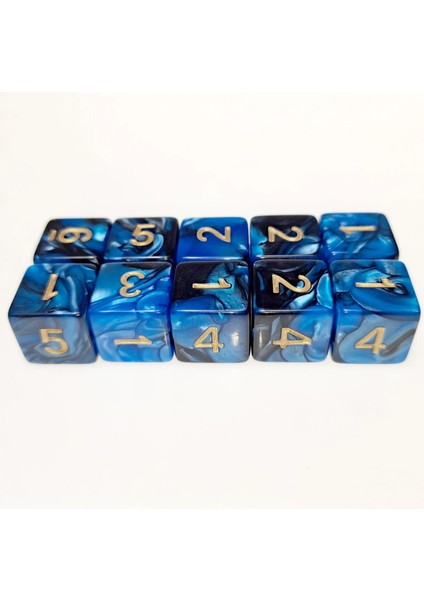 Mor Tarzı Rollooo Zar 10 D6 Rpg Standart Maksimum Ateş Topu Hasarı Için Ikizler Renk Seçimi Seti (Yurt Dışından)