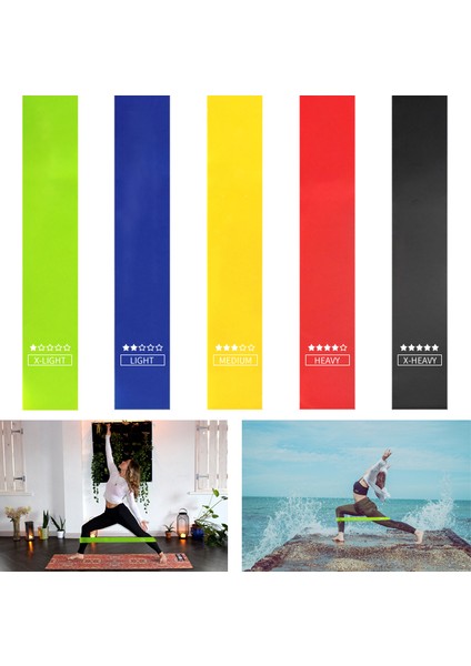 Lateks 2345 Tarzı Yoga Direnci Lateks Lastik Bantlar Set Egzersiz Elastik Egzersiz Ruber Döngü Gücü Pilates Fitness Ekipmanları Eğitim Genişletici (Yurt Dışından) fırsatları