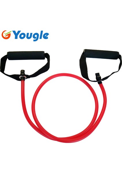 Kırmızı. Stil Yougle Pilates Lateks Tüp Genişleticiler Egzersiz Tüpleri Mukavemet Direnç Bant Setleri Fitness Ekipmanları Çekme Kemeri Halat (Yurt Dışından)