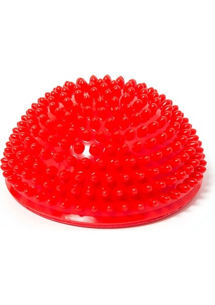 Kırmızı Stil Yoga Için 16 cm Pvc Şişme Masaj Topu Yarım Ayar Denge Sabitleyici Spor Salonu Pilates Spor Dengesi (Yurt Dışından)