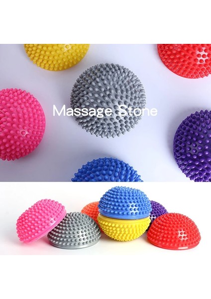 Kırmızı Stil Yoga Için 16 cm Pvc Şişme Masaj Topu Yarım Ayar Denge Sabitleyici Spor Salonu Pilates Spor Dengesi (Yurt Dışından) fiyatları