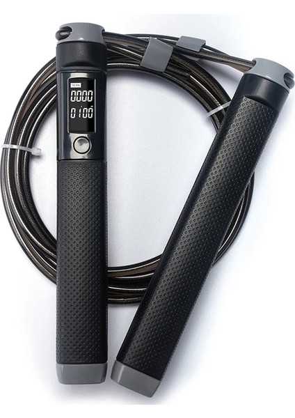 Gri Tarzı Kyto Atlama Ipi Dijital Sayaç Kapalı Açık Hava Fitness Eğitimi Boks Ayarlanabilir Kalori Atlama Ipi Egzersizi (Yurt Dışından)