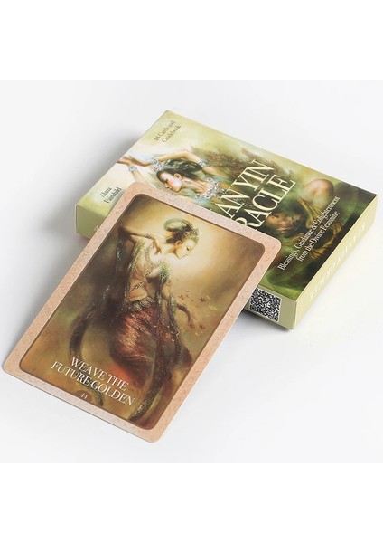 No.7 Tarzı Eylül Ayında Sıcak Satış Yeni Yüksek Çözünürlüklü Tarot Kartı Yüksek Li Ingiliz Partisi Kehanet Oyunu Guanyin Oracle (Yurt Dışından) fırsatları