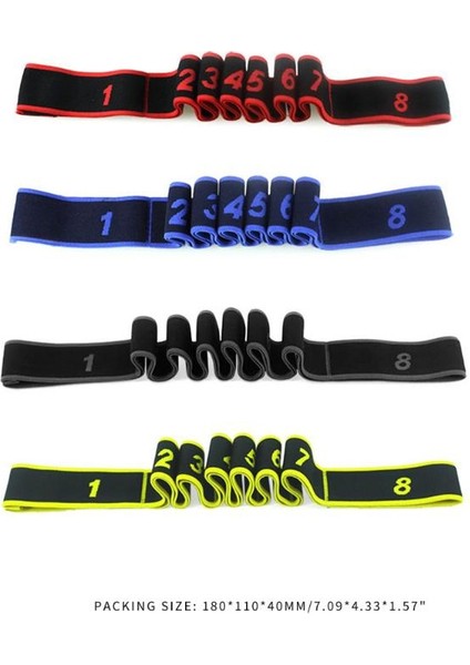 E Tarzı Yoga Çekme Kayışı Kemer Polyester Lateks Elastik Latin Dansı Germe Bandı Döngü Yoga Pilates Gym Fitness Egzersiz Direnç Bantları (Yurt Dışından) indirimleri
