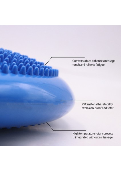 No.1 Tarzı Şişirilmiş Sallanma Minderi Kıpırdayan Koltuk Duyusal Çocuklar Çekirdek Denge Diski Ekstra Kalın Esnek Oturma Kapalı Yoga Fitness Aksesuarları (Yurt Dışından) modelleri