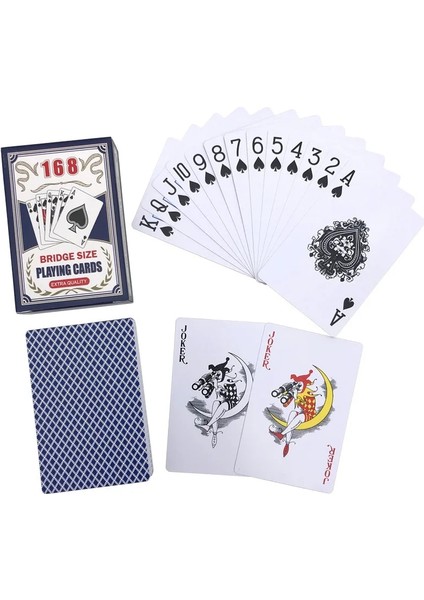 2 Mavi Güverte Stili 2 Takımlot Köprü Bakara 100% Pvc Oyun Kartları Plastik Su Geçirmez Poker Seti Donuk Polonya Kartı Texas Hold'em Masa Oyunu 58*88MM (Yurt Dışından) fırsatları