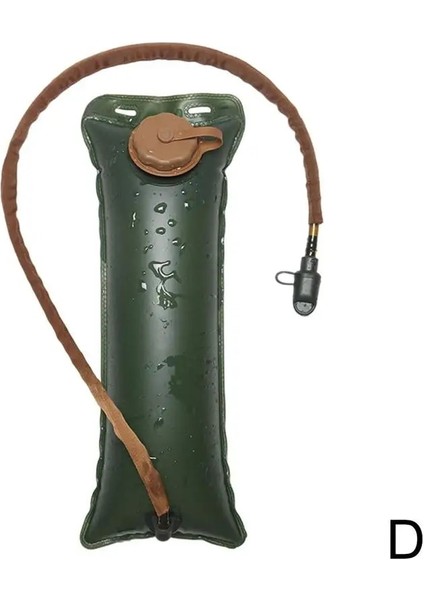 Kahverengi Tarzı Üç Litre Su Torbası Spor Katlanır Su Torbası Tpu Kamp Taktik Içme 3l Sağlıklı Açık Liner Boru Malzemeleri Şişe V0L9 (Yurt Dışından)