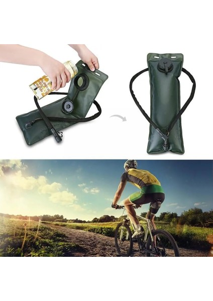 Kahverengi Tarzı Üç Litre Su Torbası Spor Katlanır Su Torbası Tpu Kamp Taktik Içme 3l Sağlıklı Açık Liner Boru Malzemeleri Şişe V0L9 (Yurt Dışından) modelleri