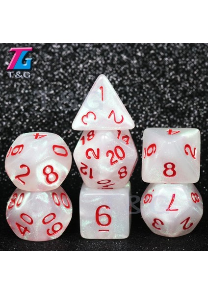 No.5 Tarzı Komik Çokyüzlü Zar Dnd Oyunu Için 11 Renk D4 D6 D8 D10 D12 D20 Zar Seti Hediye Oyuncak Dnd Rpg Noel Hediyesi (Yurt Dışından) fırsatları