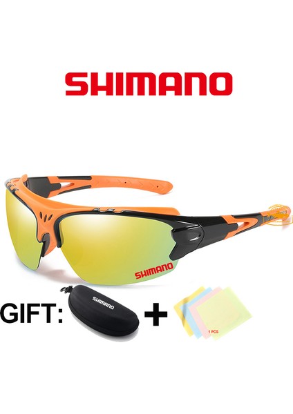 NO.222 Tarzı Shimano Binme Güneş Gözlüğü Mtb Polarize Spor Bisiklet Gözlükleri Gözlükler Bisiklet Dağ Bisikleti Gözlükleri Erkek Kadın Bisiklet Gözlükleri (Yurt Dışından)
