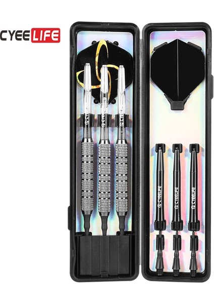 Kumral Tarzı Cyeelife Yeni Gggg Yumuşak Uçlu Dart Spor Eğlence Nikel Kaplama Bakır Dart Gövdesi Naylon Dart Çubuğu Pet Uçuş (Yurt Dışından)