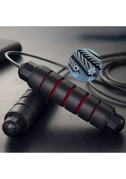 B-Siyah Tarzı Profesyonel Ip Atlama Ipi Öğrenci Spor Ip Atlama Ipi Hızlı Hızlı Ip Atlama Ipi Gym Fitness Ev Egzersiz Ince Vücut (Yurt Dışından) fiyatları