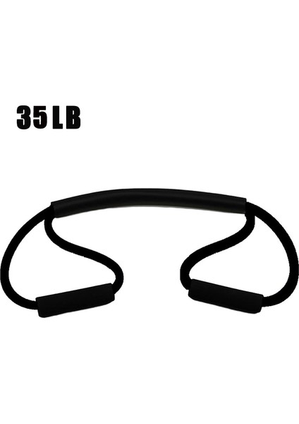 Siyah 35LB Stili Mma Boks Direnç Bantları Kauçuk Hız Eğitimi Çekme Halatı Muay Thai Karate Kol Gücü Çekme Halatı Egzersiz Eğitimi Genişletici (Yurt Dışından)