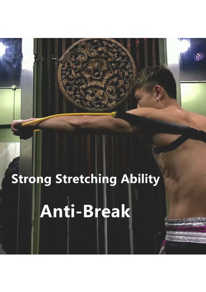 Siyah 35LB Stili Mma Boks Direnç Bantları Kauçuk Hız Eğitimi Çekme Halatı Muay Thai Karate Kol Gücü Çekme Halatı Egzersiz Eğitimi Genişletici (Yurt Dışından) indirimleri