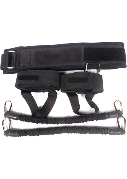 Siyah Stil Dikey Direnç Bantları Seti Atlama Sıçrama Eğitmen Cihazı Çeviklik Hız Basketbol Fitness Ekipmanları Için Bacak Kuvvet Eğitimi (Yurt Dışından)