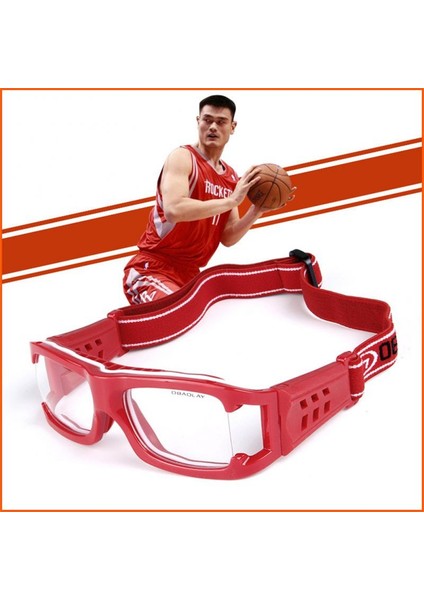 Roket Tarzı Spor Gözlükleri Yay Karşıtı Basketbol Gözlükleri Futbol Gözlükleri Çerçeve Çarpışma Önleyici Koruyucu Gözlük Bisiklet Bisiklet Camı (Yurt Dışından)