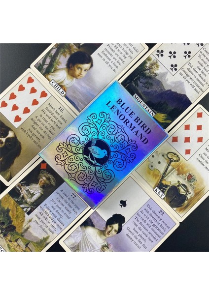 TS124 Stili Thoth Tarot Güverte Boş Zaman Partisi Masa Oyunu Rehber Kitaplı Yüksek Li Falcılık Kehanet Oracle Kartları (Yurt Dışından)