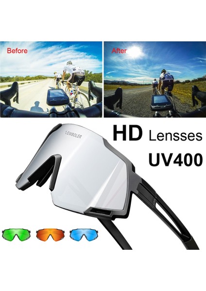 Sadece Mavi Lens Stili Newboler 5 Lensler Bisiklet Güneş Gözlükleri Polarize Mtb Yol Bisikleti Gözlük Açık Spor Güneş Gözlüğü Bisiklet Gözlükleri Erkek Kadınlar Için (Yurt Dışından)