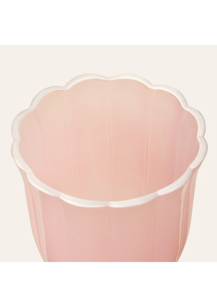 Loess Cam Su Bardağı 380 ml Pembe