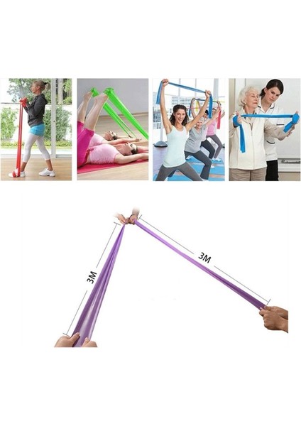 5 Adet Düz Direnç Bandı Pilates Yoga Elastik Bant Egzersiz Ekipmanları Tam Vücut Bacak Cr Için Düz Germe Fitness Eğitimi (Yurt Dışından) modelleri