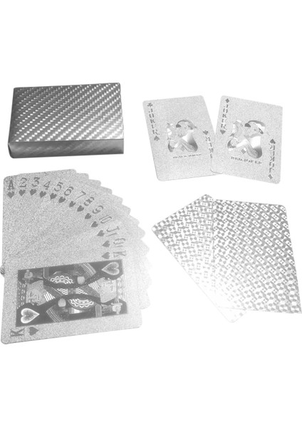 No.5 Tarzı Su Geçirmez Plastik Pvc Oyun Kartları Setleri Altın Sihirli Hileler Poker Kartları Setleri Yaratıcı Kutu Dolu 54 Yapraklık Set (Yurt Dışından)