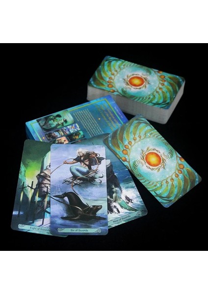 Masa Örtüsü B Tarzı Sıcak Satış Kehanet Kader Tarot Rehberi ile Tarot Orijinal Eğlence Yüksek Li Oyun Kartı Masa Oyunu Hediye (Yurt Dışından) fırsatları