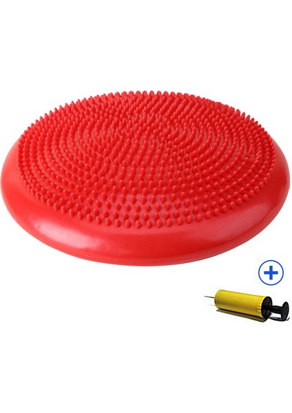 Çoklu Stil 33CM Dayanıklı Şişme Yoga Masaj Topu Pedi Evrensel Spor Salonu Fitness Yoga Wobble Stabilite Denge Diski Yastık Yoga Topu (Yurt Dışından)