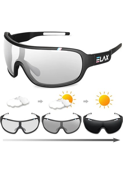 Ex Sarı Lens Stili Elax Polarize Fotokromik UV400 Açık Yol Bisiklet Gözlük Spor Bisiklet Güneş Gözlüğü Erkek Kadın Bisiklet Bisiklet Gözlük (Yurt Dışından) modelleri