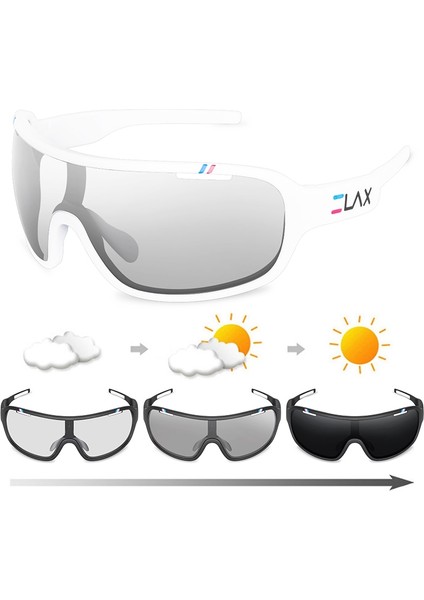 Ex Sarı Lens Stili Elax Polarize Fotokromik UV400 Açık Yol Bisiklet Gözlük Spor Bisiklet Güneş Gözlüğü Erkek Kadın Bisiklet Bisiklet Gözlük (Yurt Dışından) fırsatları