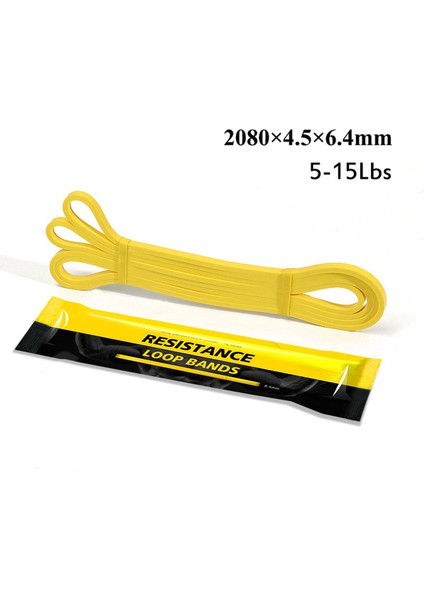 Sarı Stil Doğal Lateks Direnç Bantları Unisex Ev Gym Egzersiz Egzersiz Fitness Ekipmanları Eğitim Genişletici Için Elastik Kauçuk Döngü Bant (Yurt Dışından)