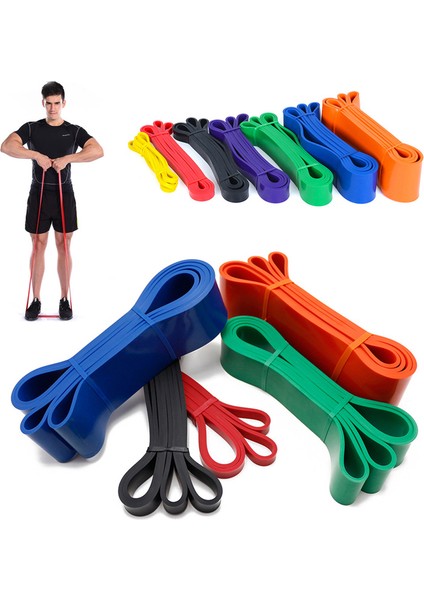 Sarı Stil Doğal Lateks Direnç Bantları Unisex Ev Gym Egzersiz Egzersiz Fitness Ekipmanları Eğitim Genişletici Için Elastik Kauçuk Döngü Bant (Yurt Dışından)