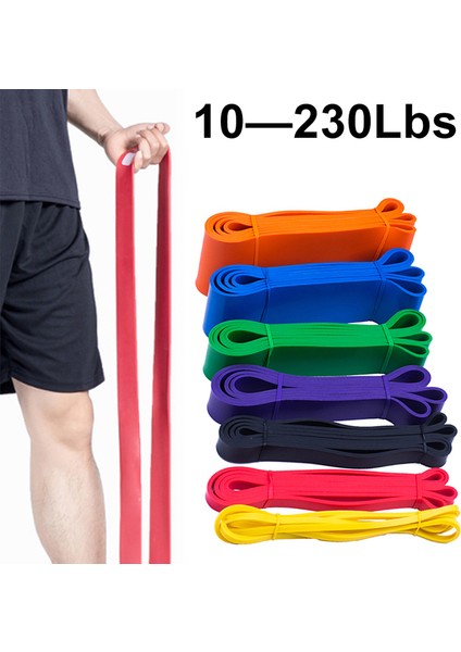 Sarı Stil Doğal Lateks Direnç Bantları Unisex Ev Gym Egzersiz Egzersiz Fitness Ekipmanları Eğitim Genişletici Için Elastik Kauçuk Döngü Bant (Yurt Dışından)