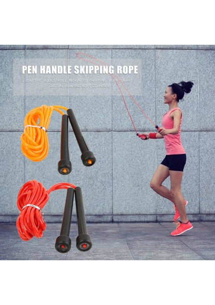 Kırmızı Stil Egzersiz Ip Atlama Ipi Fitness Hız Pvc Spor Eğitimi Etkili Egzersiz Aksesuarları Için Ayarlanabilir Atlama Ipi (Yurt Dışından) fiyatları