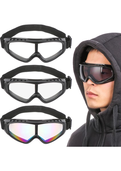 Type2-Sarı Tarzı Kış Rüzgar Geçirmez Kayak Gözlükleri Lens Çerçeve Güneş Gözlüğü Snowboard Moto Bisiklet Doğa Sporları Gözlük Gözlük UV400 Gözlük Unisex (Yurt Dışından)