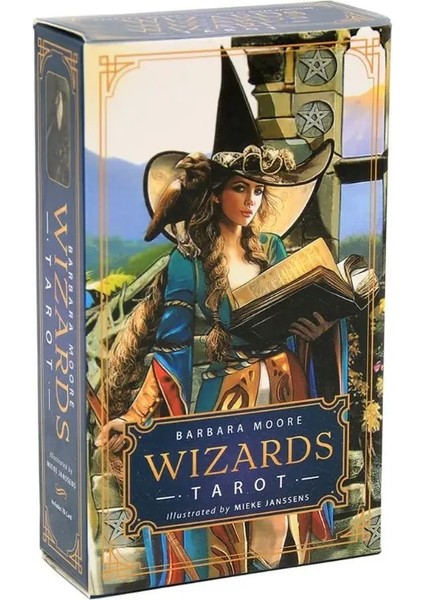Sihirbaz Tarot 78 Kart Destesi Binici Waite Güverte Kehanet Oyuncak Tahta Oyununa Dayalı (Yurt Dışından)